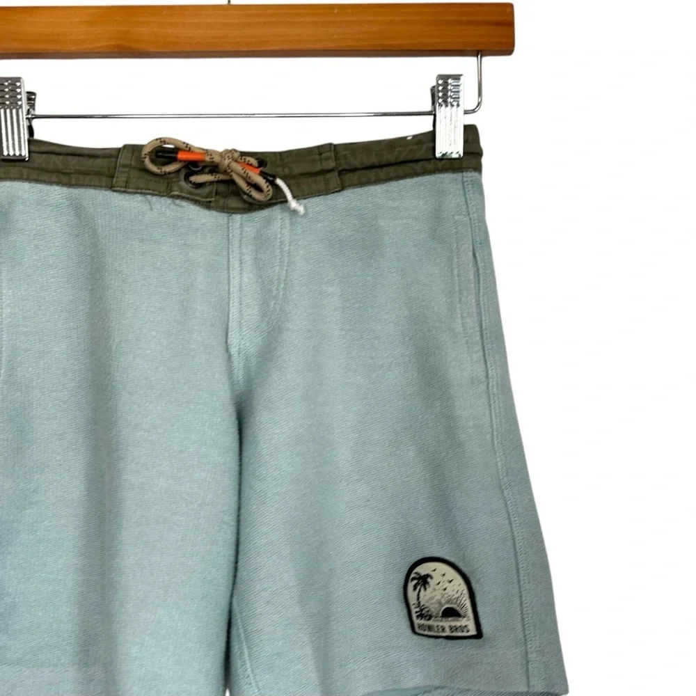 Howler Brothers Boys Tranquilo Chill Shorts Terry Size Small Sea Foam Green
